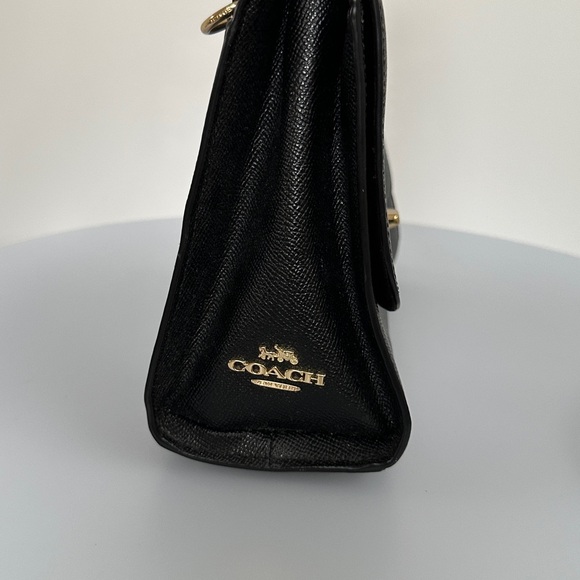 Coach leather Black Crossbody Bag